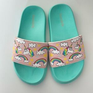 Kids Unicorn Slide Sandals